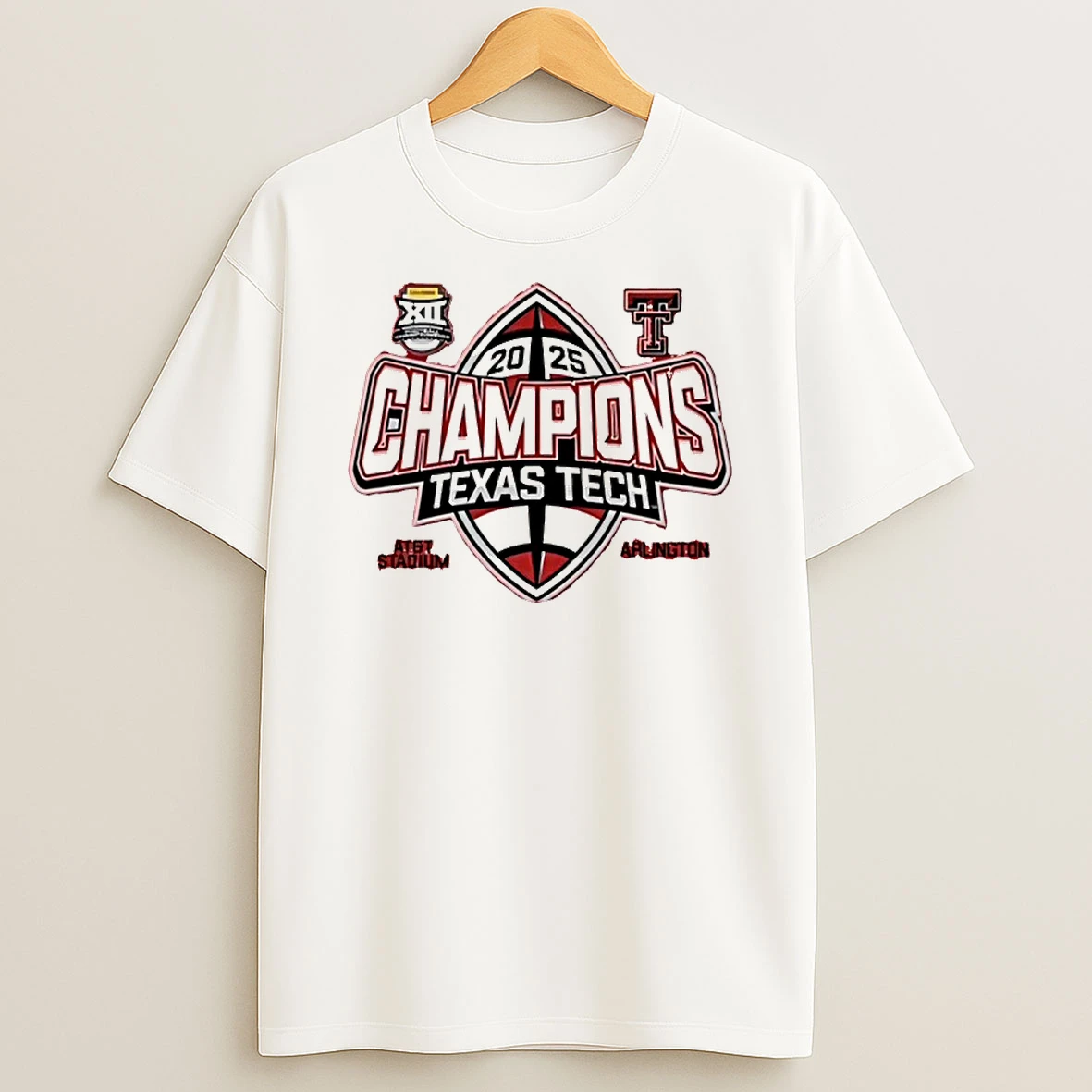 Champions 2025 Texas Tech Red Raiders T Shirt