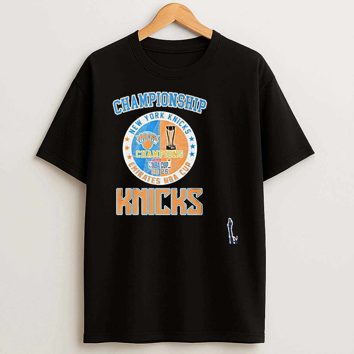 Championship 2025 New York Knicks Nba Cup Champions T Shirt