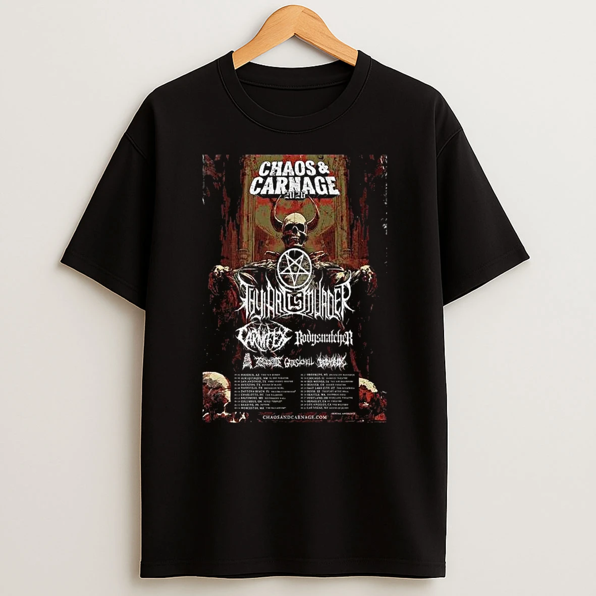 Chaos And Carnage 2026 Festival Tour Full Lineup And Schedule Dates T Shirtchaos And Carnage 2026 Festival Tour Full Lineup And Schedule Dates T Shirt