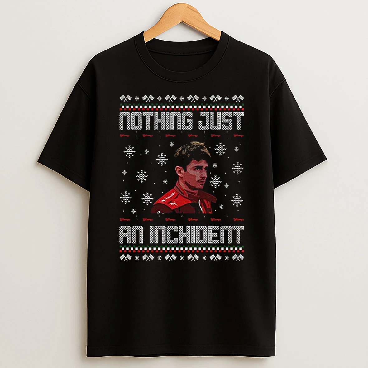 Charles Leclerc Nothing Just An Inchident Ugly Christmas T Shirt