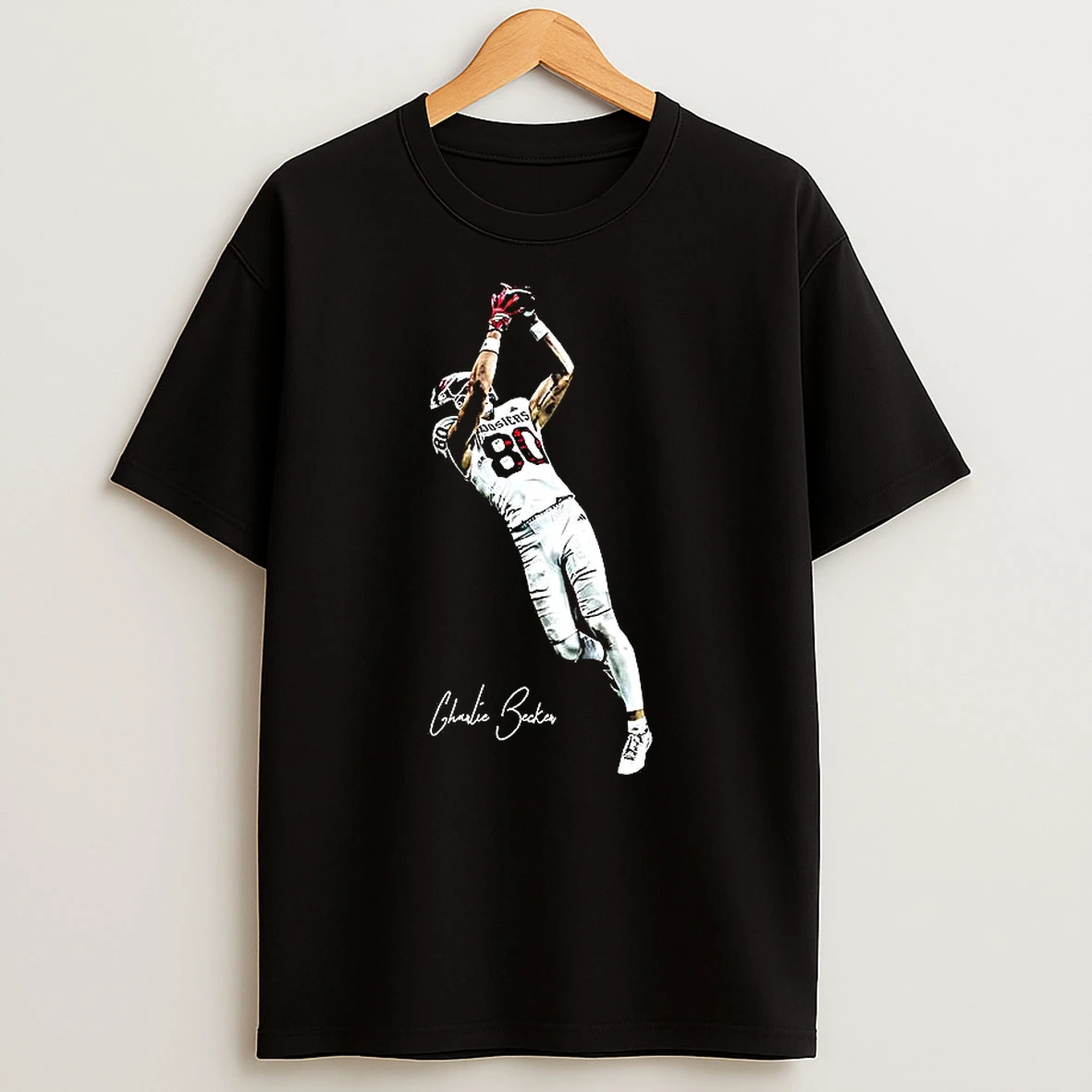 Charlie Becker Hoosiers Indiana Football The Catch Signature T Shirt