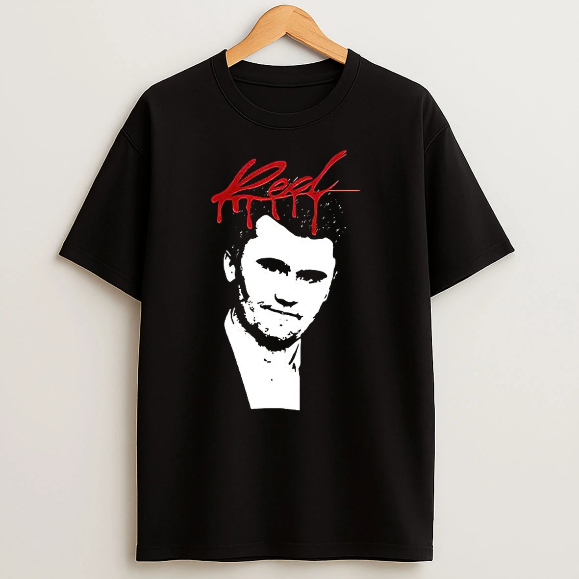 Charlie Kirk Freedom Red Portrait Tribute T Shirt