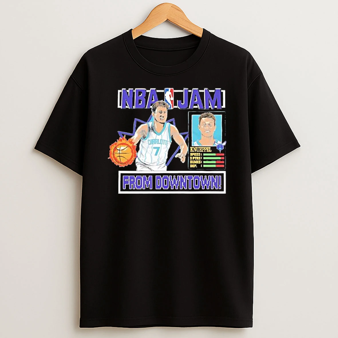 Charlotte Hornets Kon Knueppel Nba Jam T Shirt