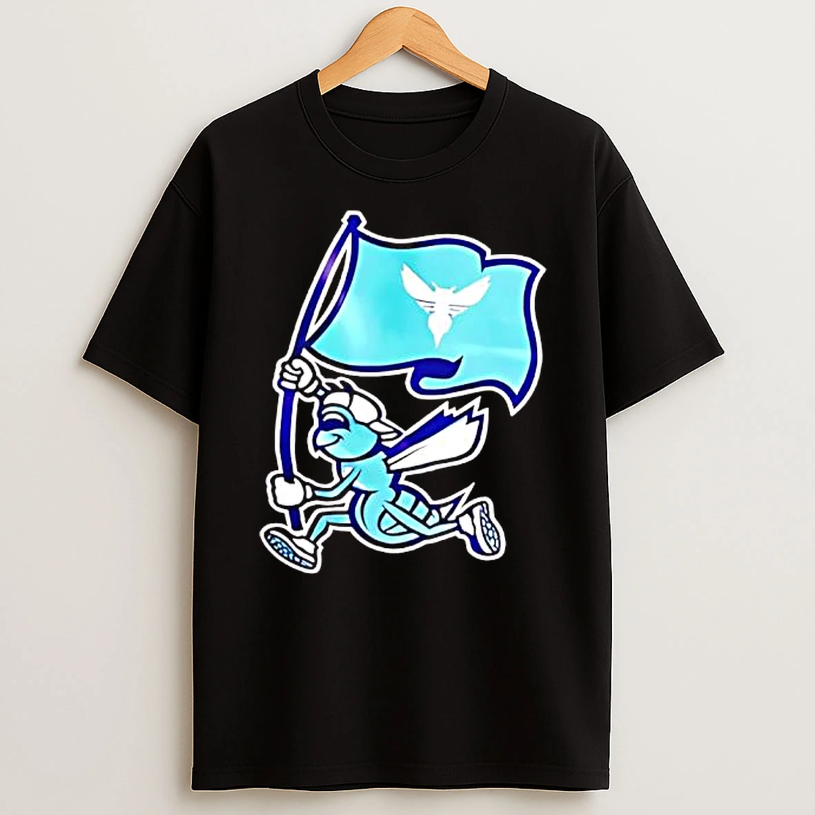 Charlotte Hornets Mascot Logo T Shirt