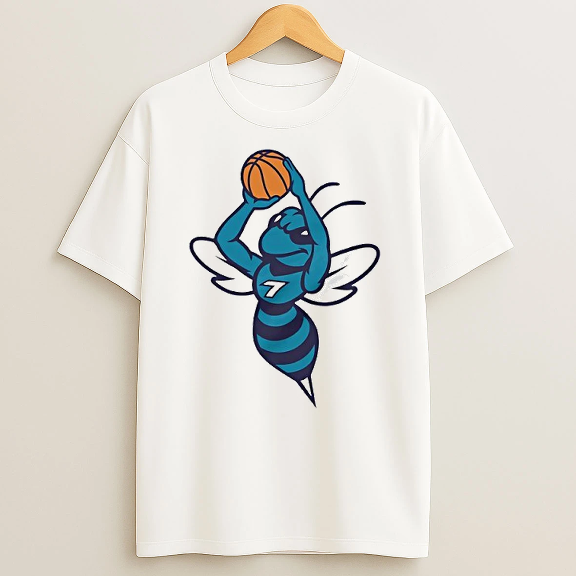 Charlotte Shooter Charlotte Hornets Basketball Circle T Shirt