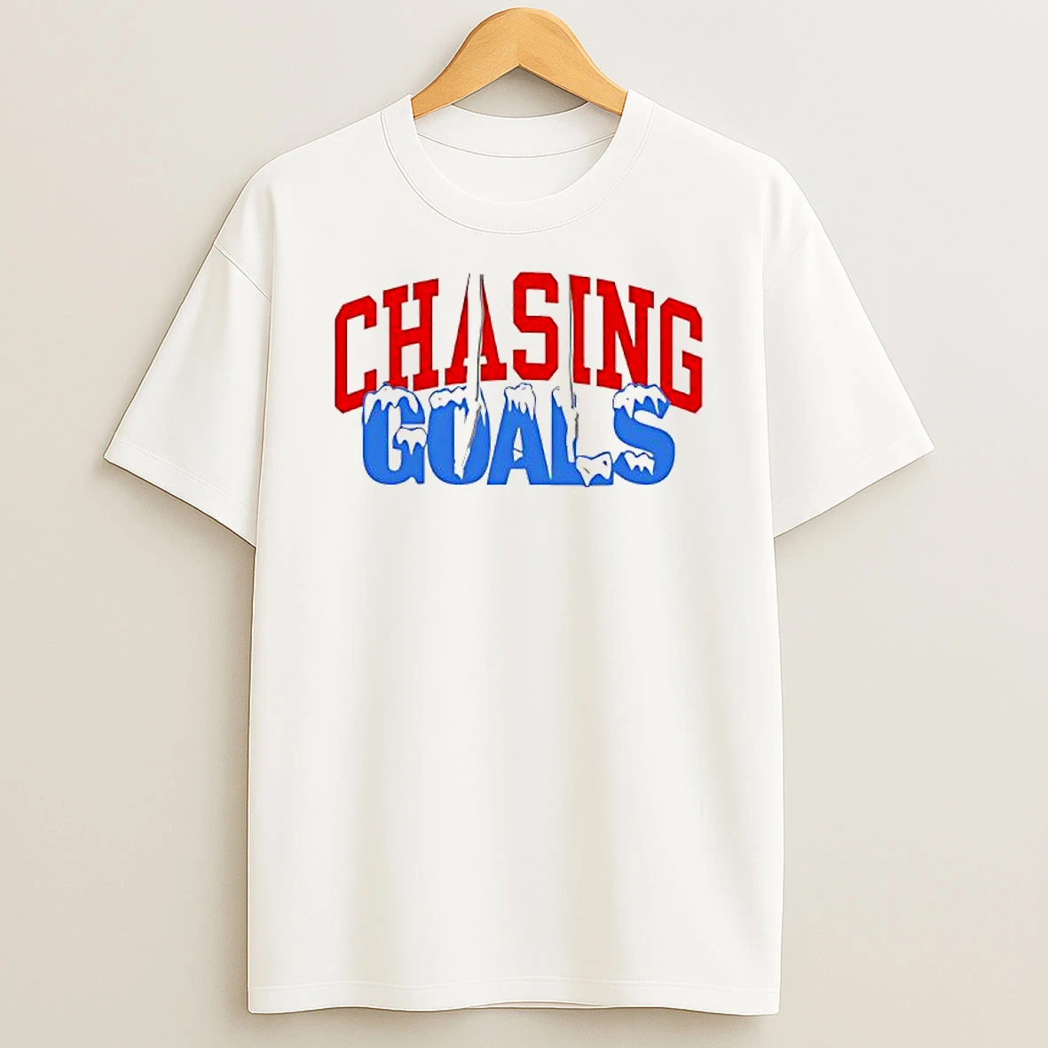 Chasing Goals Ice Logo T Shirt