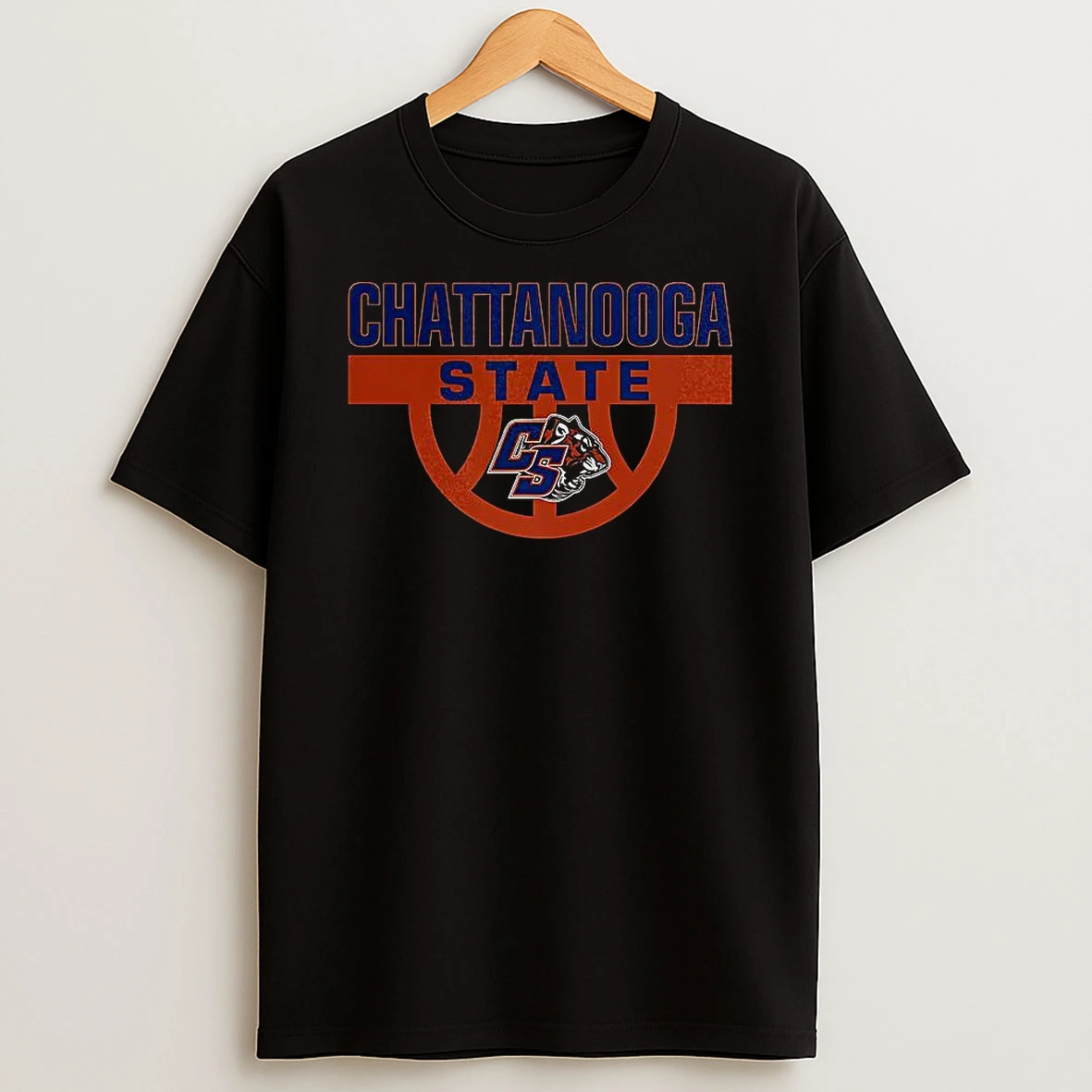 Chattanooga State Tigers Basketball Cs Logo T Shirt