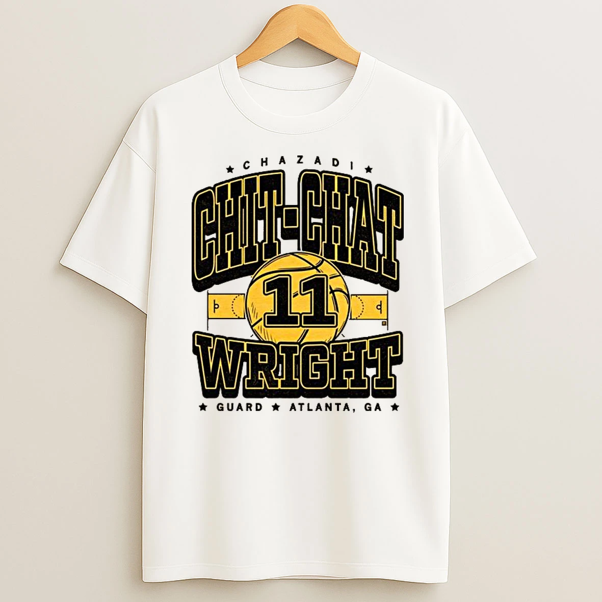 Chazadi Chit Chat Wright Guard Atlanta Ga T Shirt