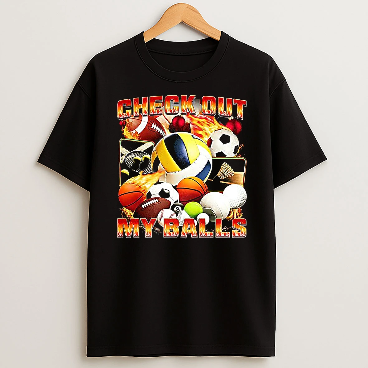 Check Out My Balls Types Of Balls Meme T Shirt