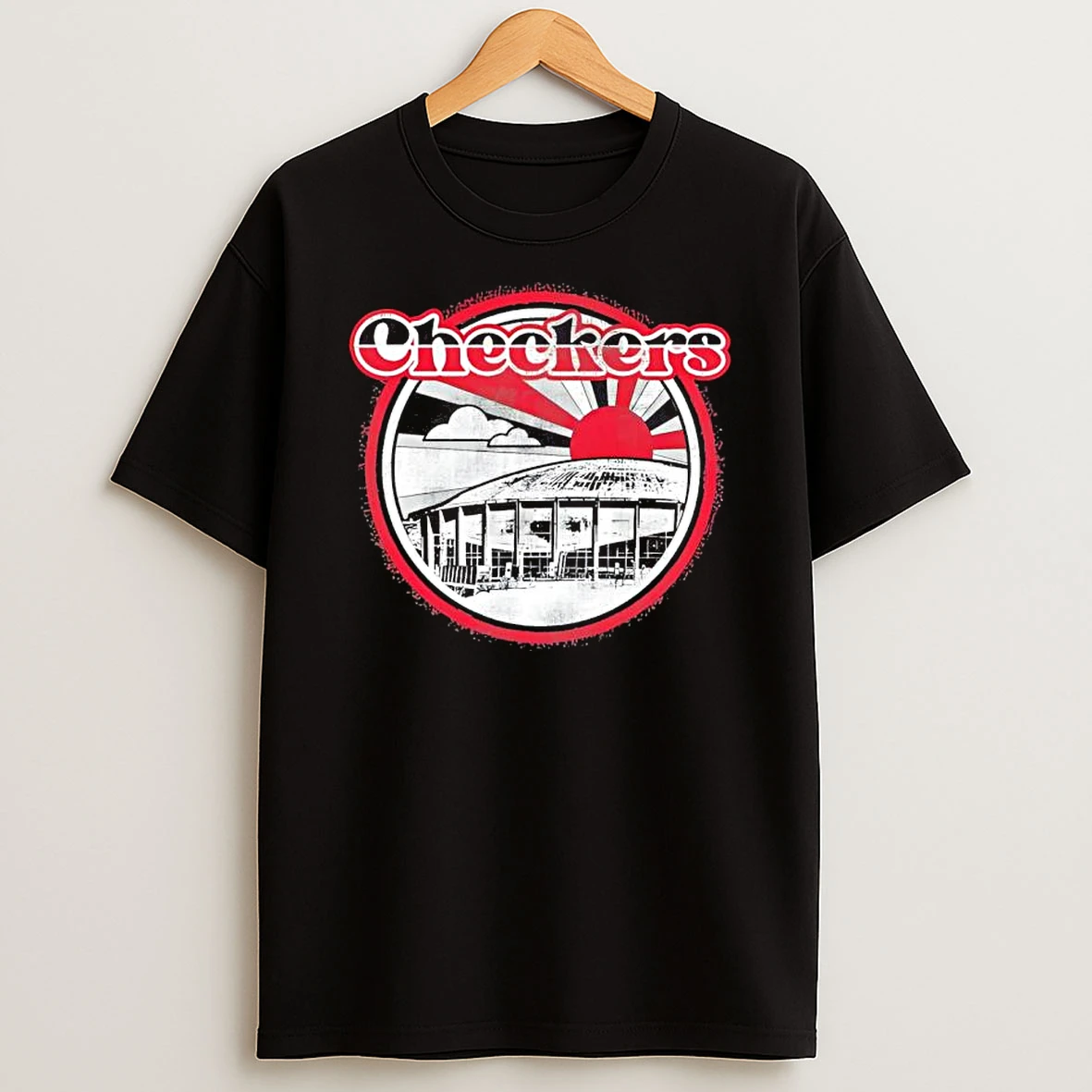 Checkers Coliseum Sunrise T Shirt