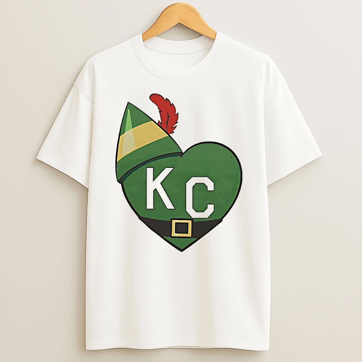 Cheerful Elf Kansas City Heat Circle T Shirt