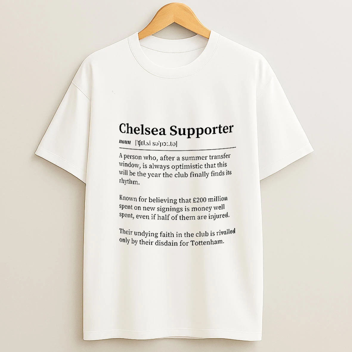 Chelsea Fc Chelsea Supporter Definition Cup A Person Who After A Summer Transfer Window T Shirt