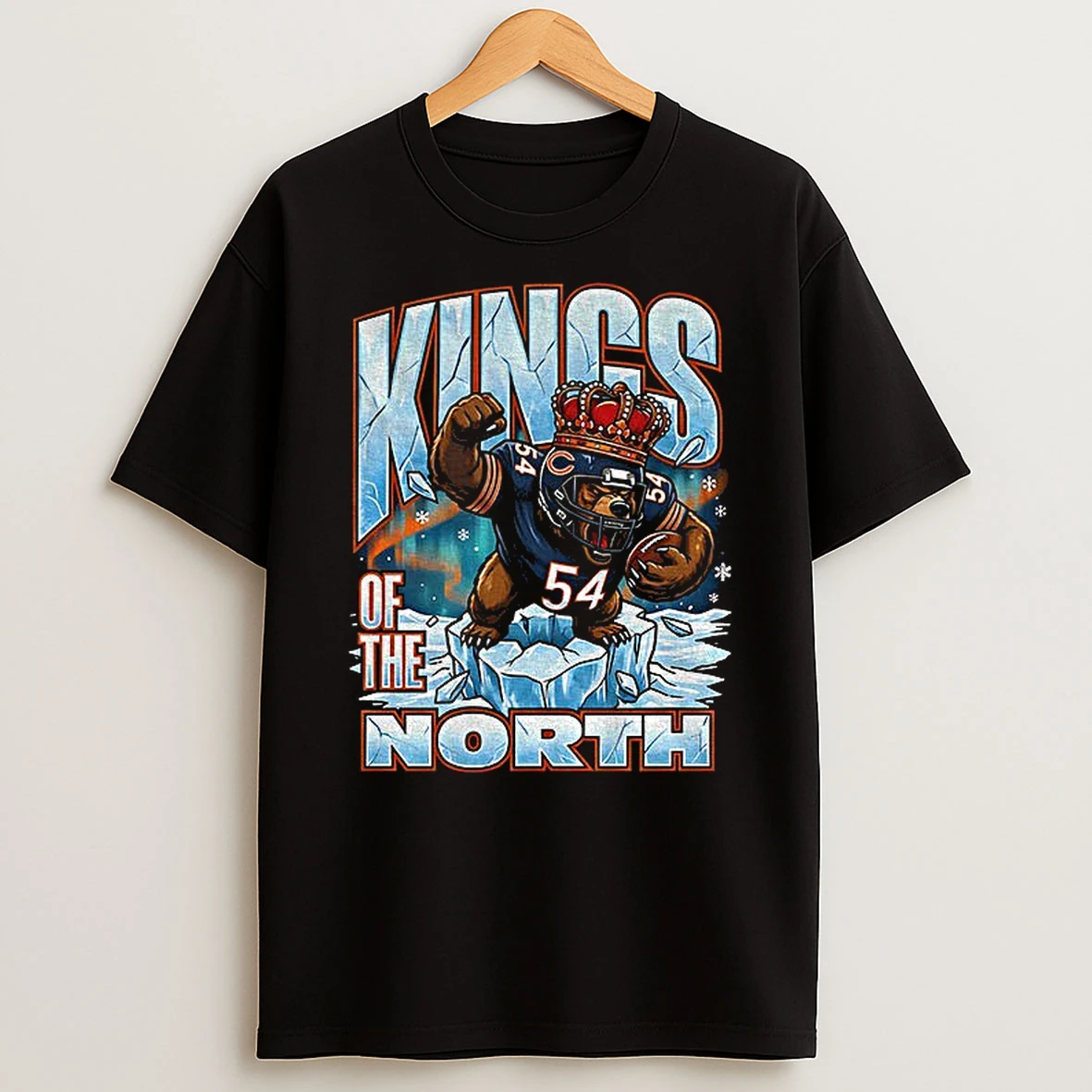 Chicago Bears 2025 Nfc North Champions Kings Of The North The Chicago Bears Division Champions T Shirt