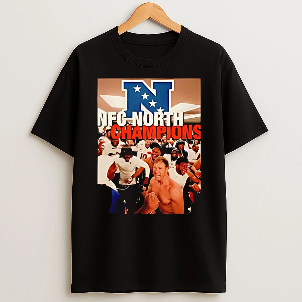 Chicago Bears 2025 Nfc North Champions Photo T Shirt