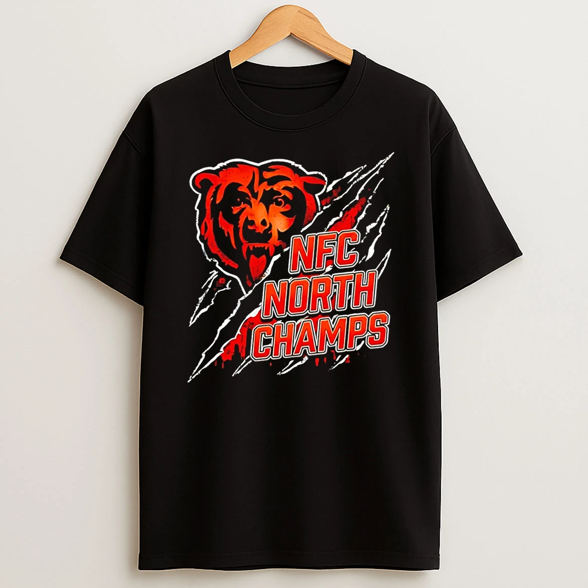 Chicago Bears 2025 Nfc North Champs Logo T Shirt