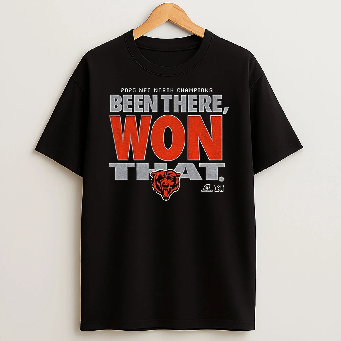 Chicago Bears Been There Won That Nfc North Champions Division 2025 T Shirt