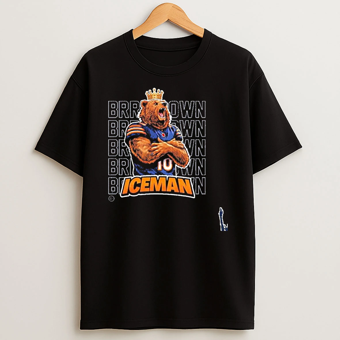 Chicago Bears Brrrr Down Iceman Nfc North Champs T Shirt