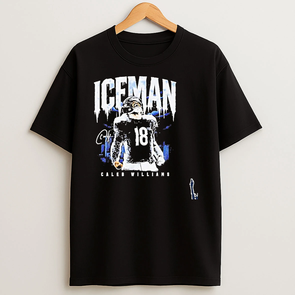 Chicago Bears Caleb Williams Iceman Signature T Shirt