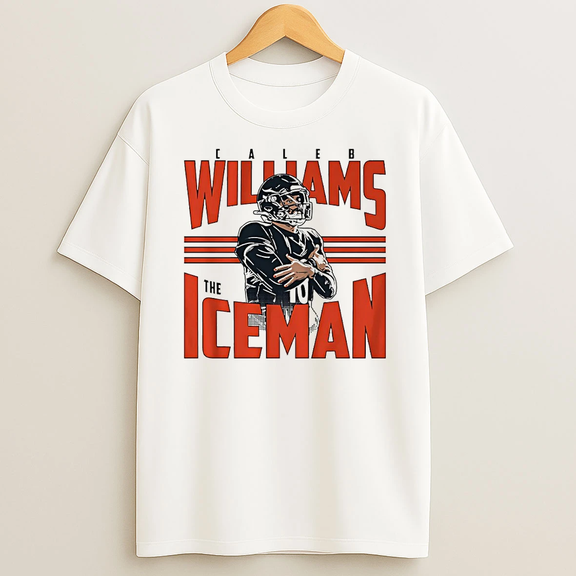 Chicago Bears Caleb Williams The Iceman Celebration Circle T Shirt