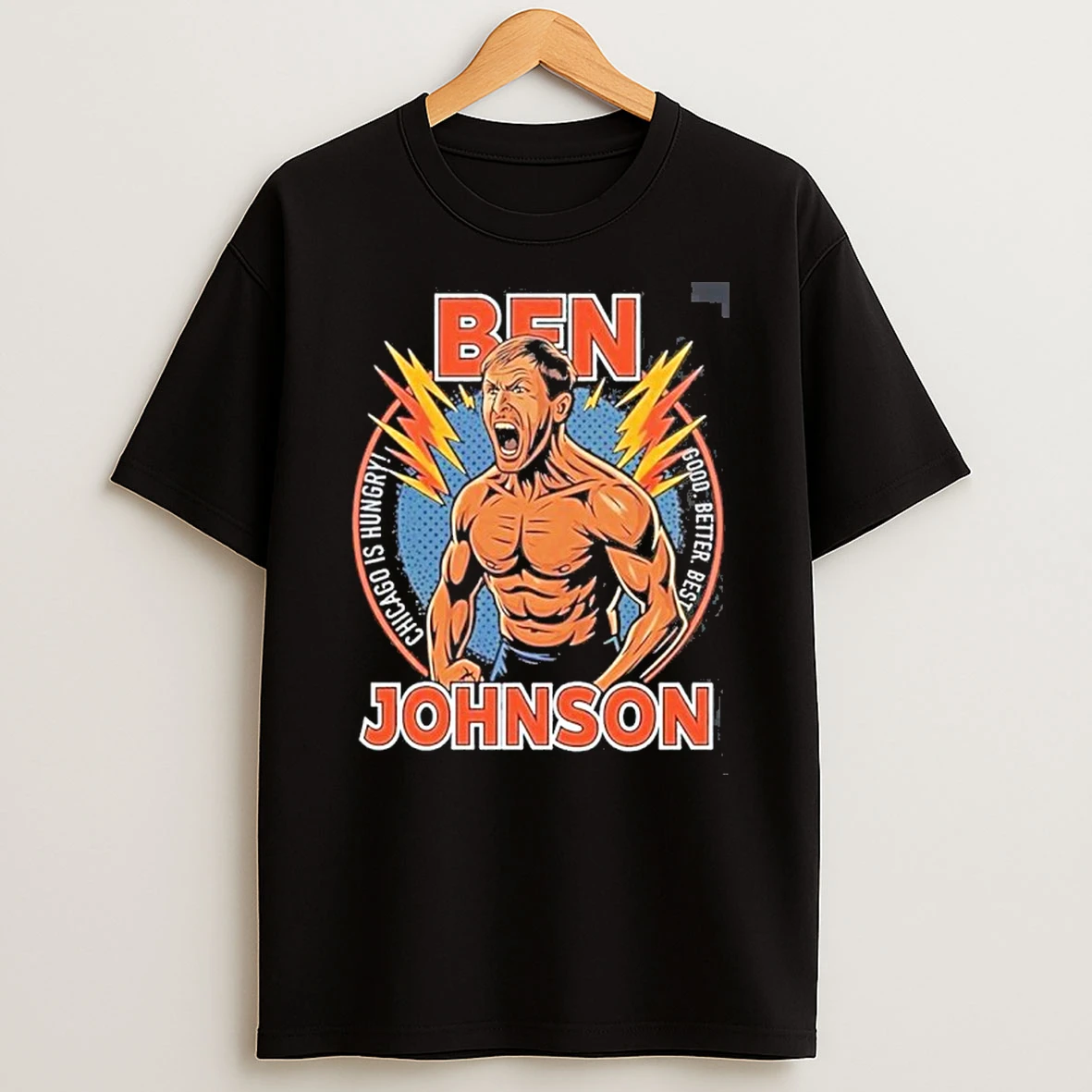 Chicago Bears Coach Ben Johnson Take Off T Shirt
