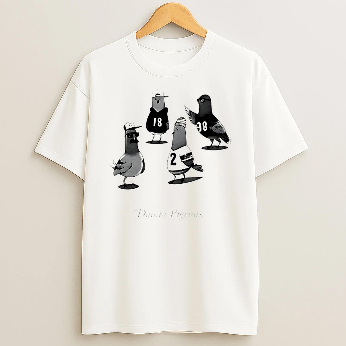 Chicago Bears Daaaa Pigeons T Shirt