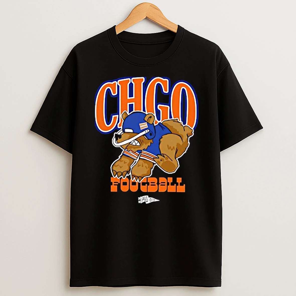 Chicago Bears Football Bear Cartoon T Shirt