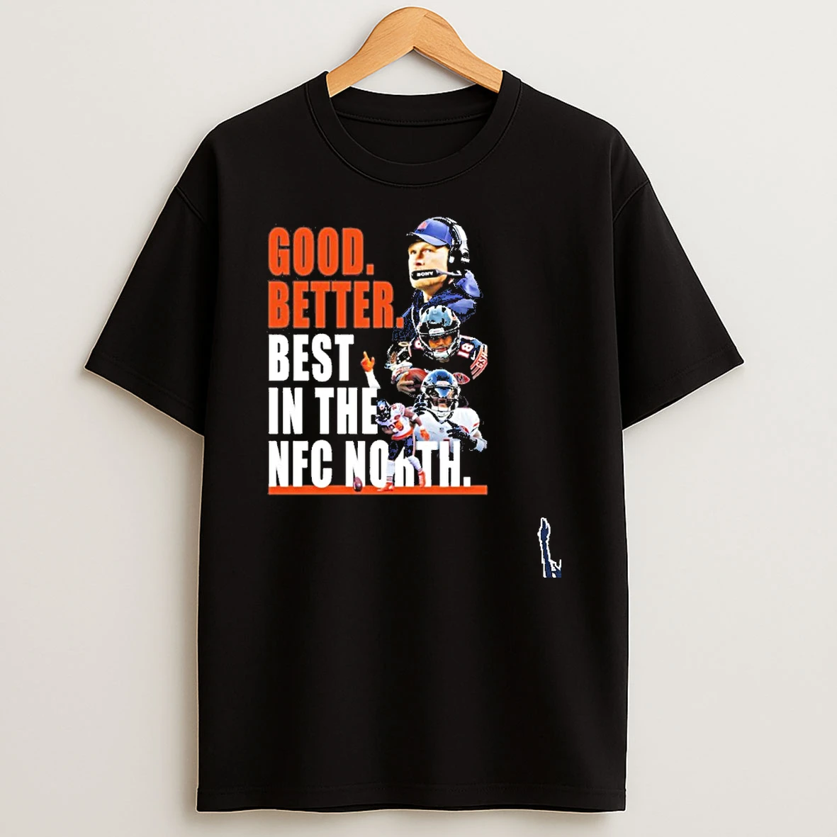Chicago Bears Good Better Best In The Nfc North Champs T Shirt