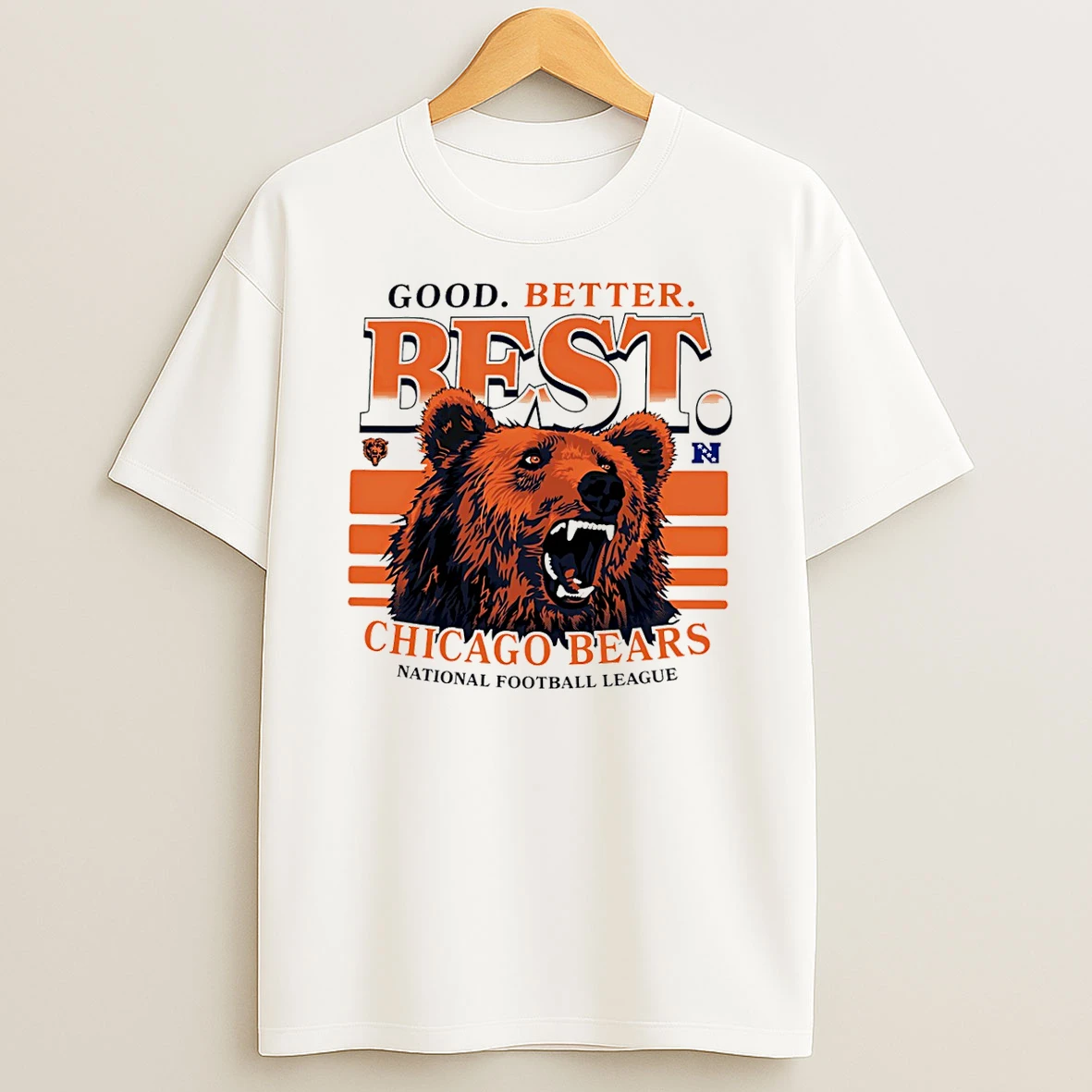 Chicago Bears Good Better Best Regional Mascot T Shirt