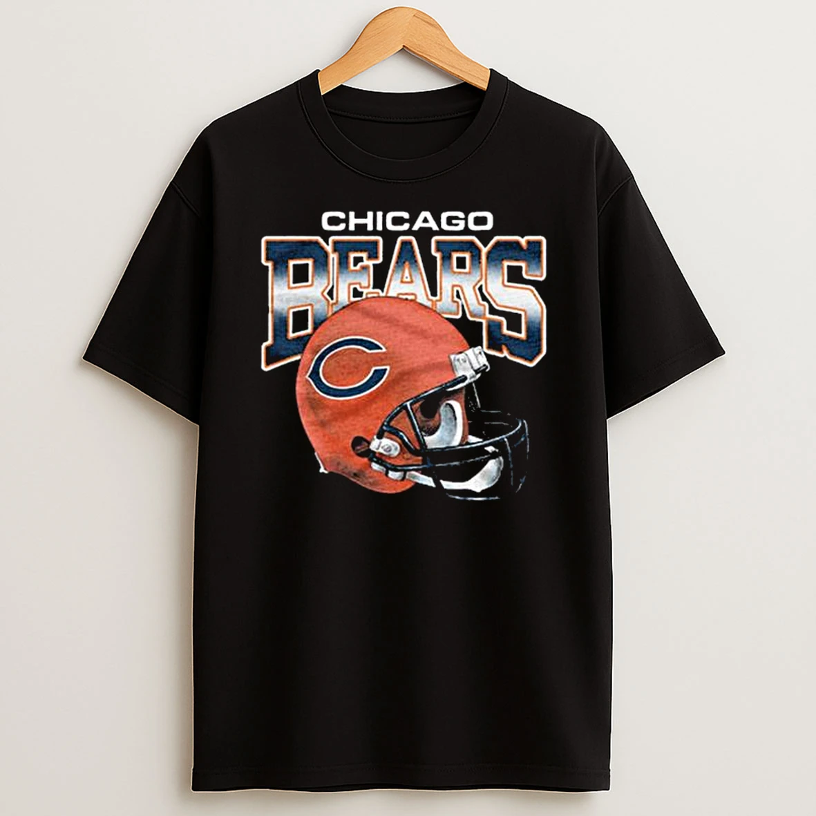 Chicago Bears Gradient Helmet T Shirt