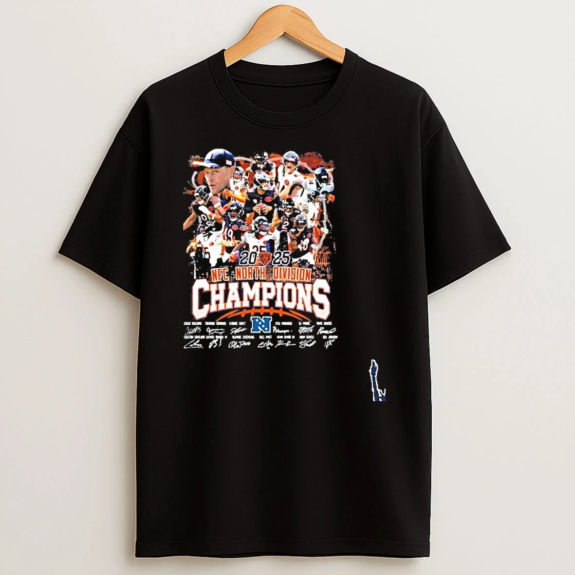 Chicago Bears Nfc North Champions Team T Shirt
