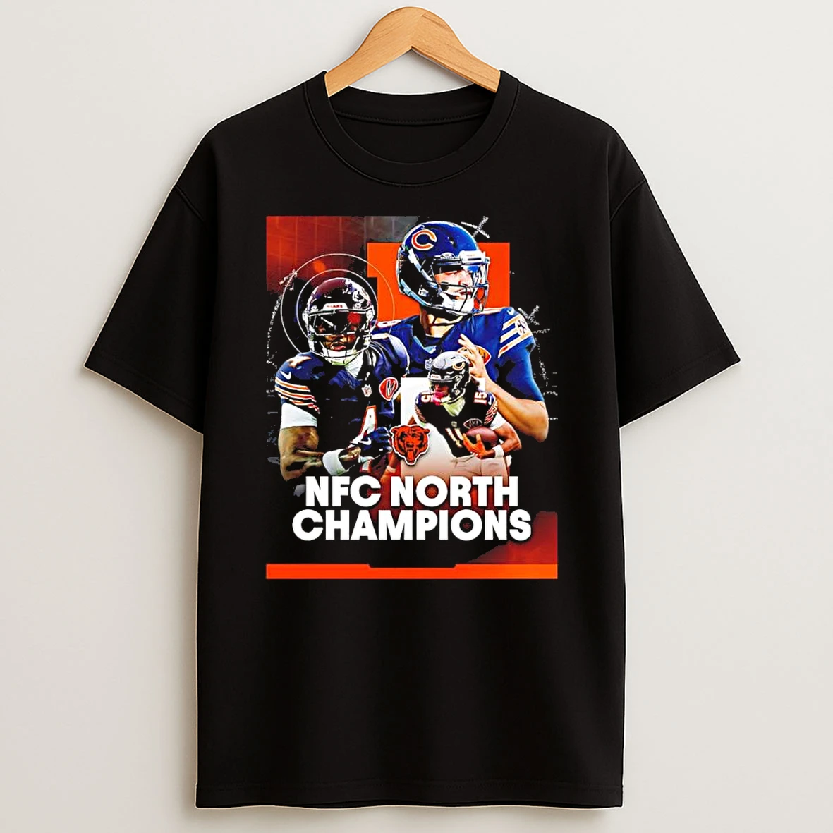 Chicago Bears Nfc North Champions 2025 T Shirt