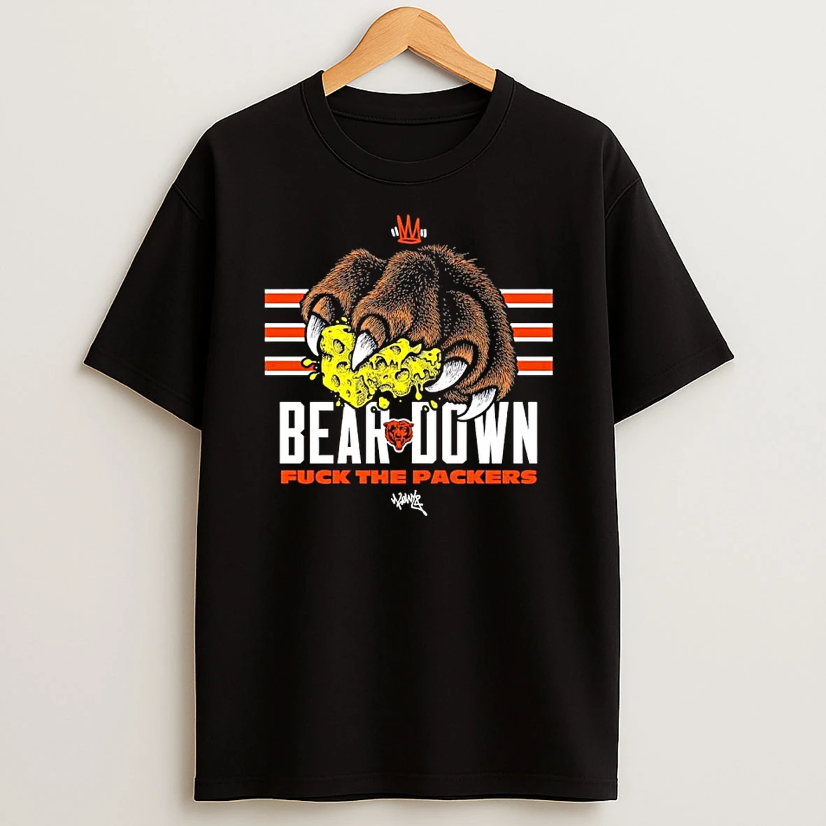 Chicago Bears Nfl Down Fuck The Packers Green Bay Packers T Shirt