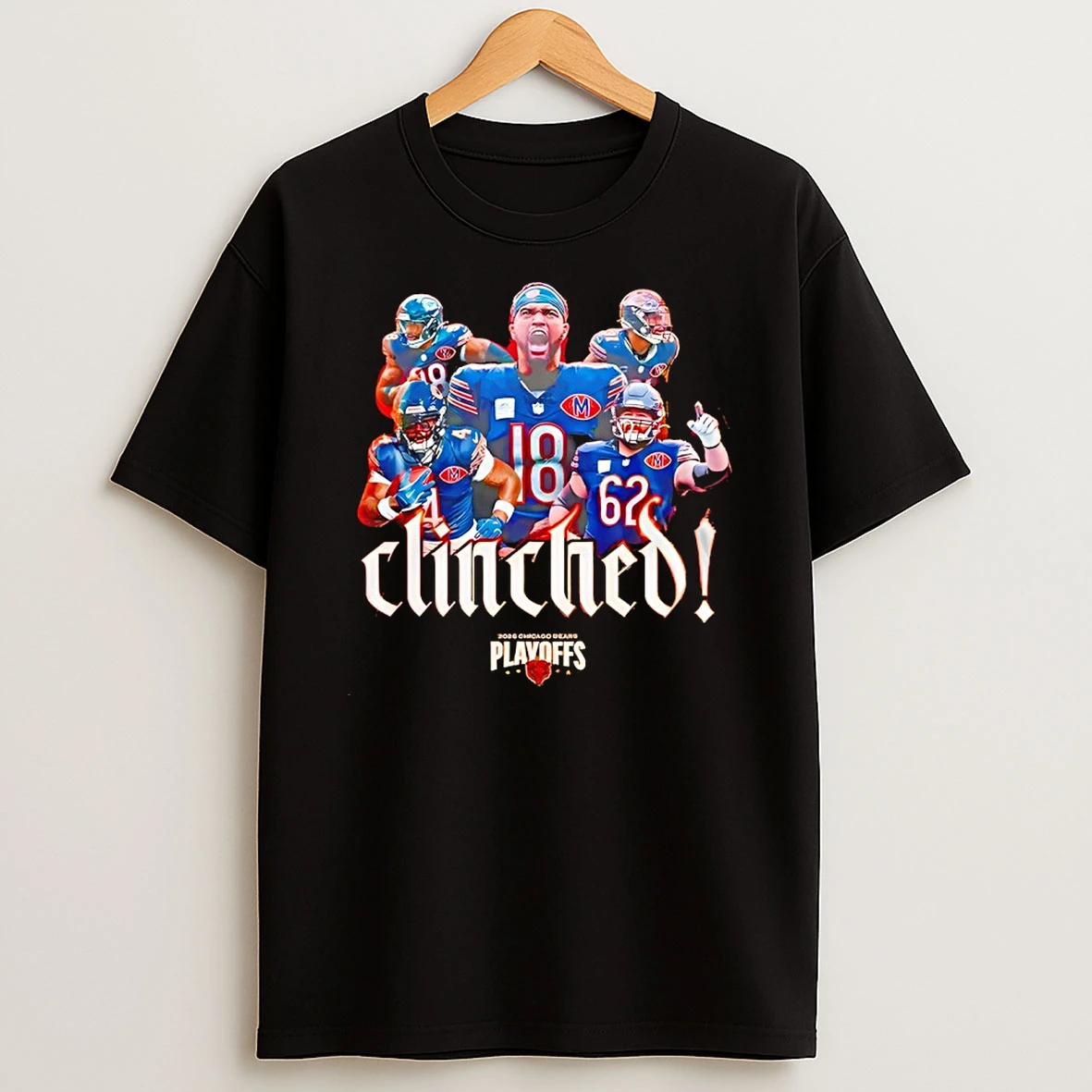 Chicago Bears Nfl Playoffs 2025 2026 T Shirt