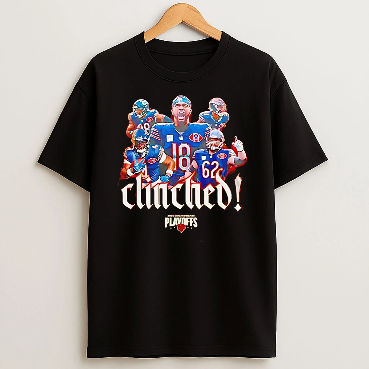 Chicago Bears Nfl Playoffs 2025 26 All Team T Shirt