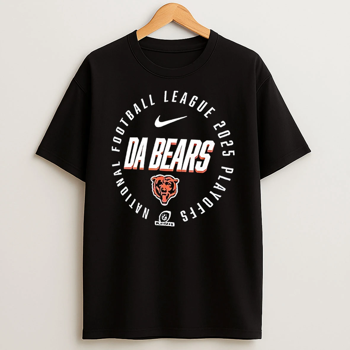 Chicago Bears National Football League Playoffs Logo T Shirt