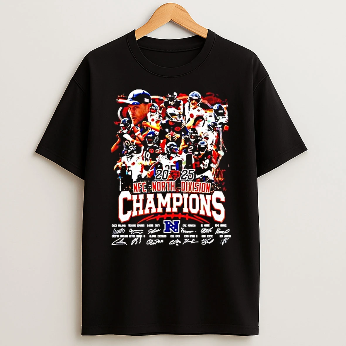 Chicago Bears As The 2025 Nfc North Division Champions T Shirt