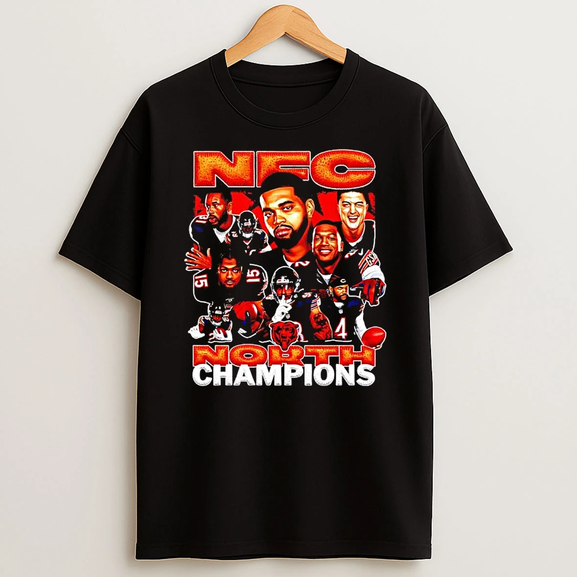 Chicago Bears As The Nfc North Champions Graphic T Shirt