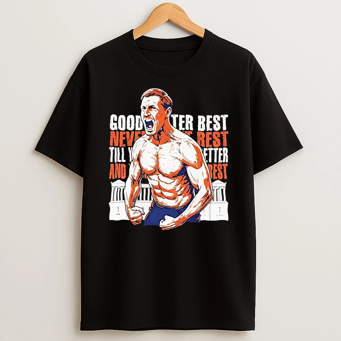 Chicago Bears Coach Ben Johnson Shirtless Good Better Best T Shirt