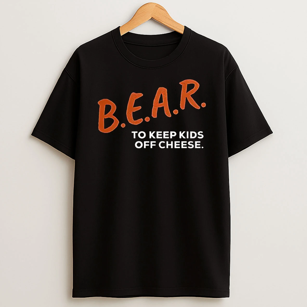 Chicago Bears Football Bear To Keep Kids Off Cheese T Shirt