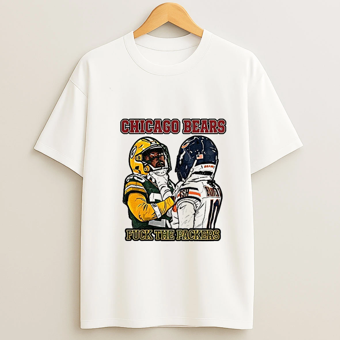 Chicago Bears Vs Green Bay Packers Football Fuck The Packers T Shirt