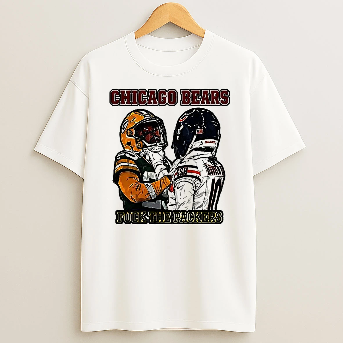 Chicago Bears Vs Green Bay Packers Nfl Fuck The Packers Conflicts Among Players T Shirt