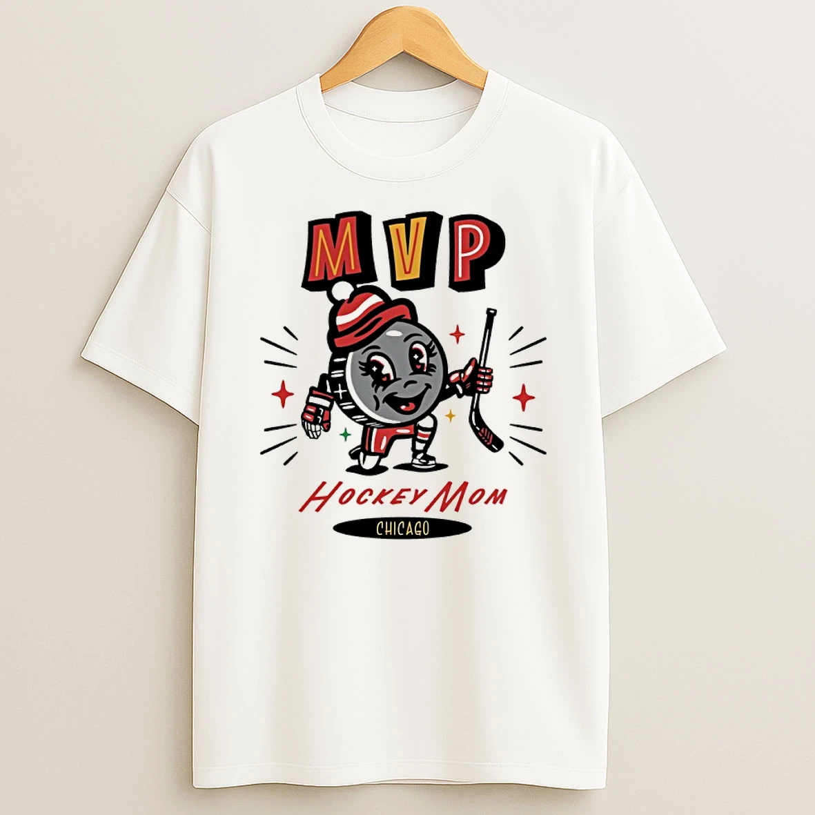Chicago Blackhawks 2025 Mvp Hockey Mom T Shirt