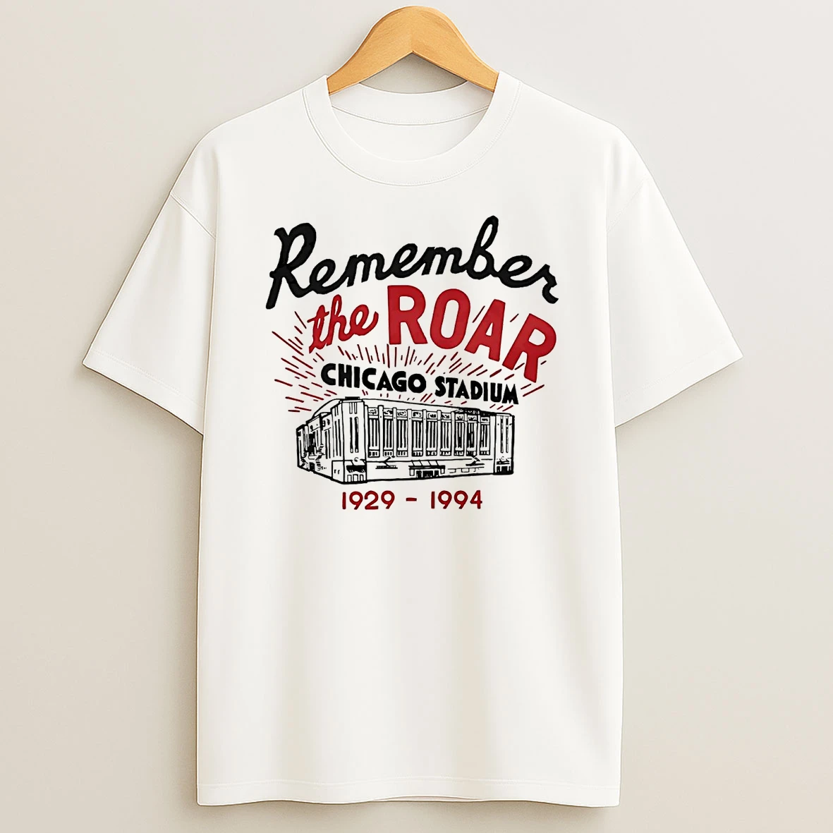 Chicago Blackhawks Remember The Roar Chicago Stadium T Shirt