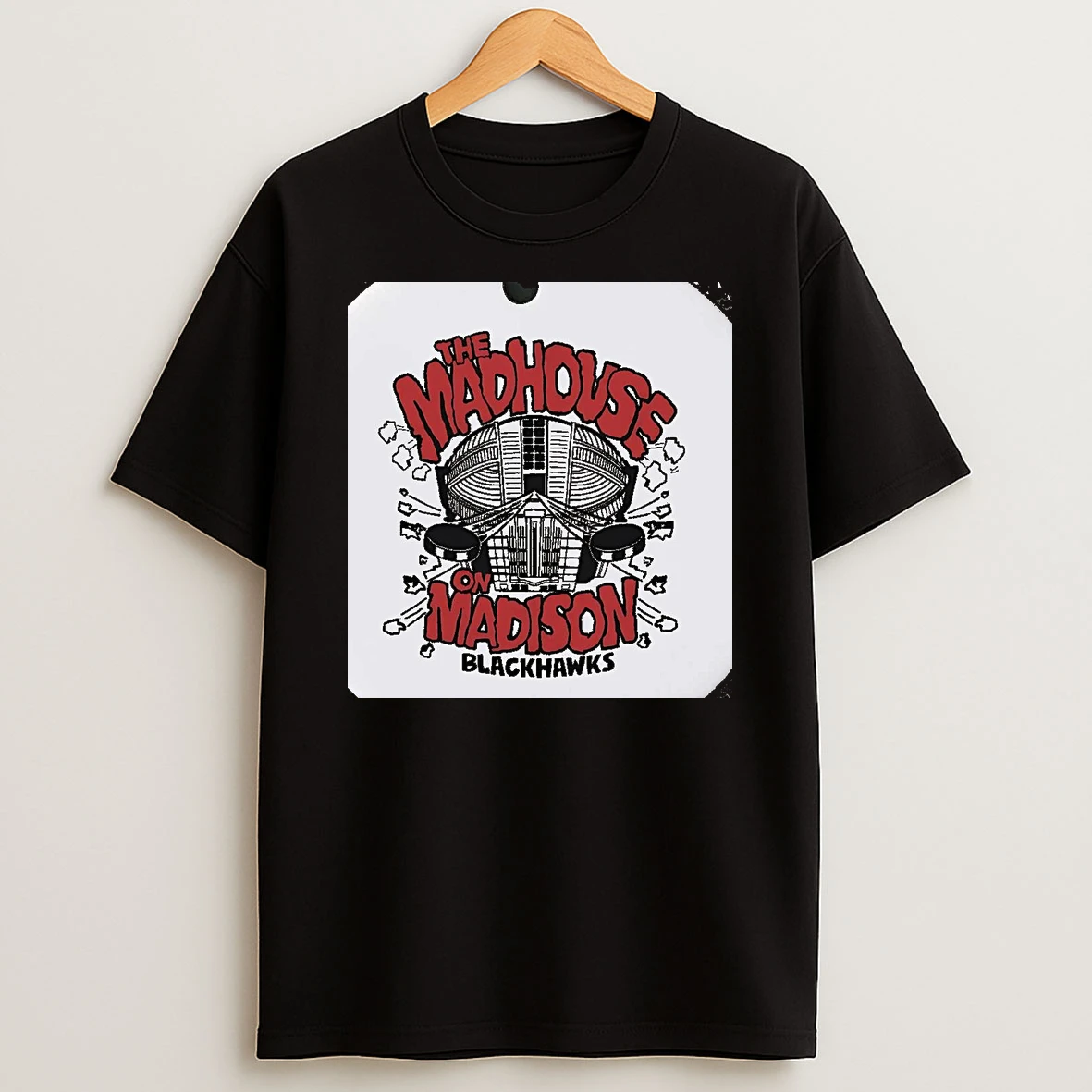 Chicago Blackhawks The Madhouse On Madison Christmas Christmas T Shirt
