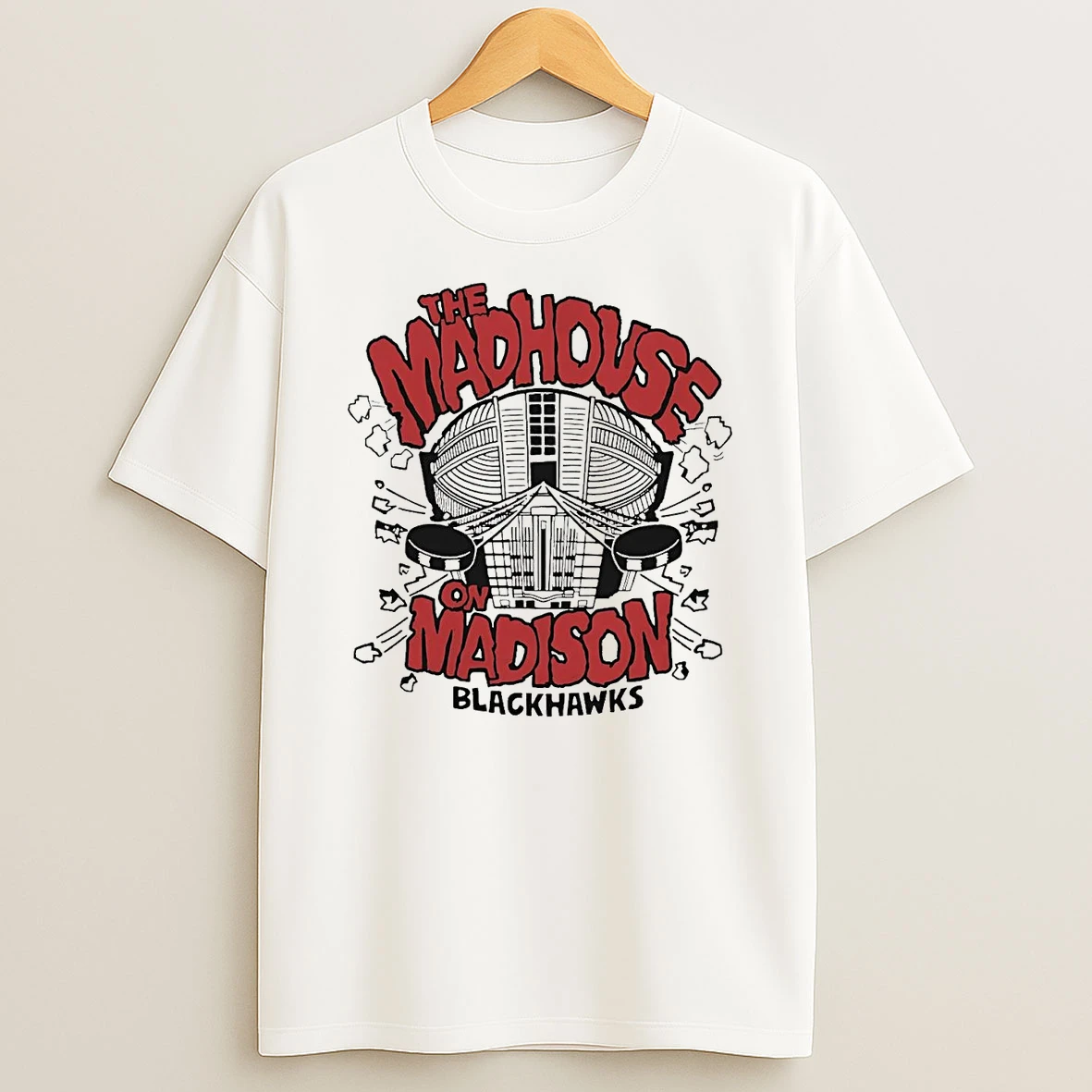 Chicago Blackhawks The Madhouse On Madison T Shirt