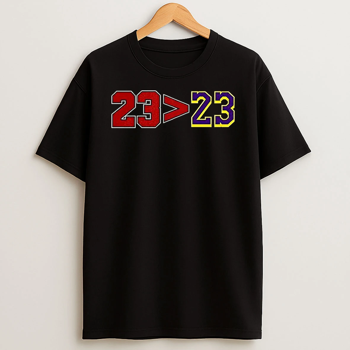 Chicago Bulls 23 Greater Than 23 Los Angeles Lakers T Shirt