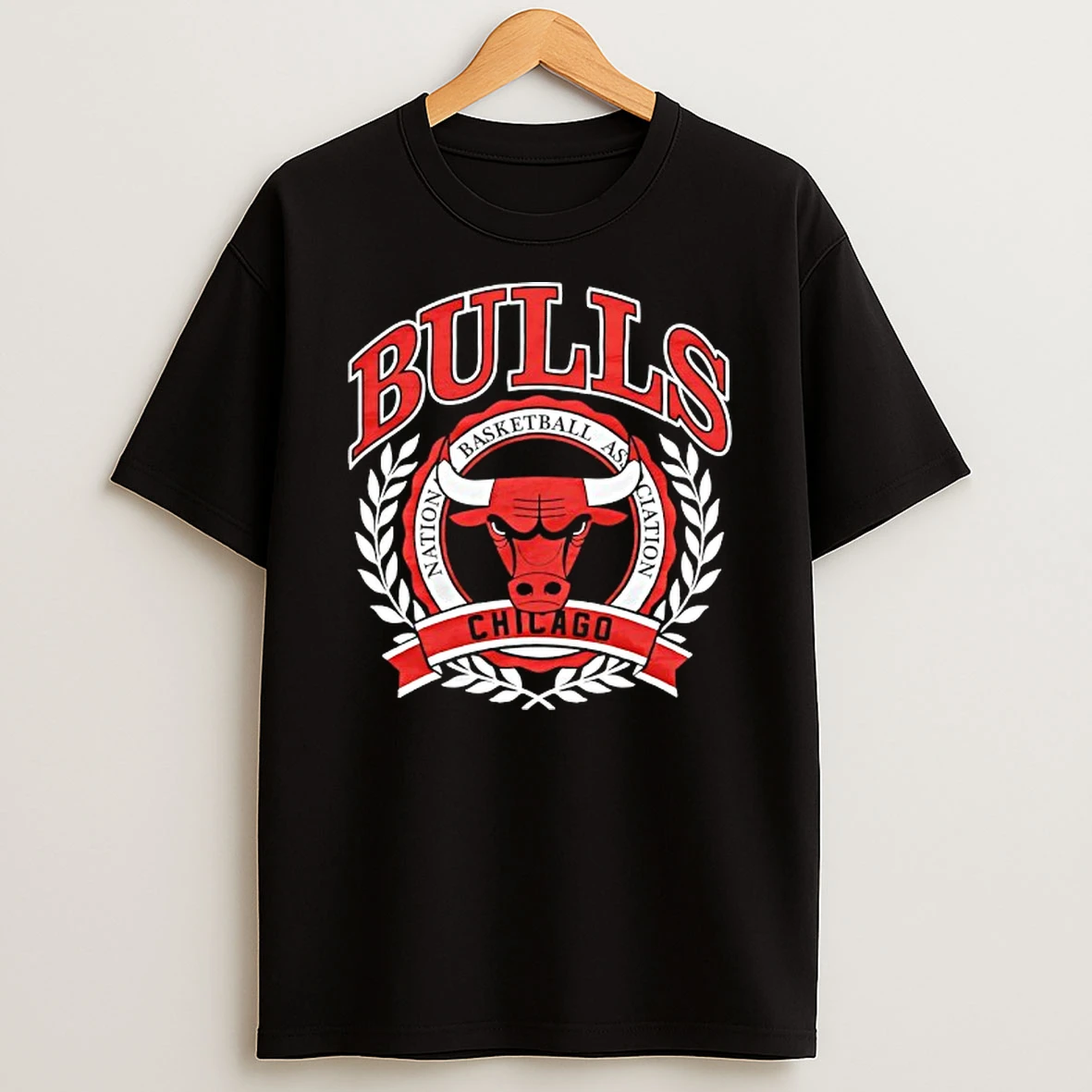Chicago Bulls Basketball Nba Crest Logo T Shirt
