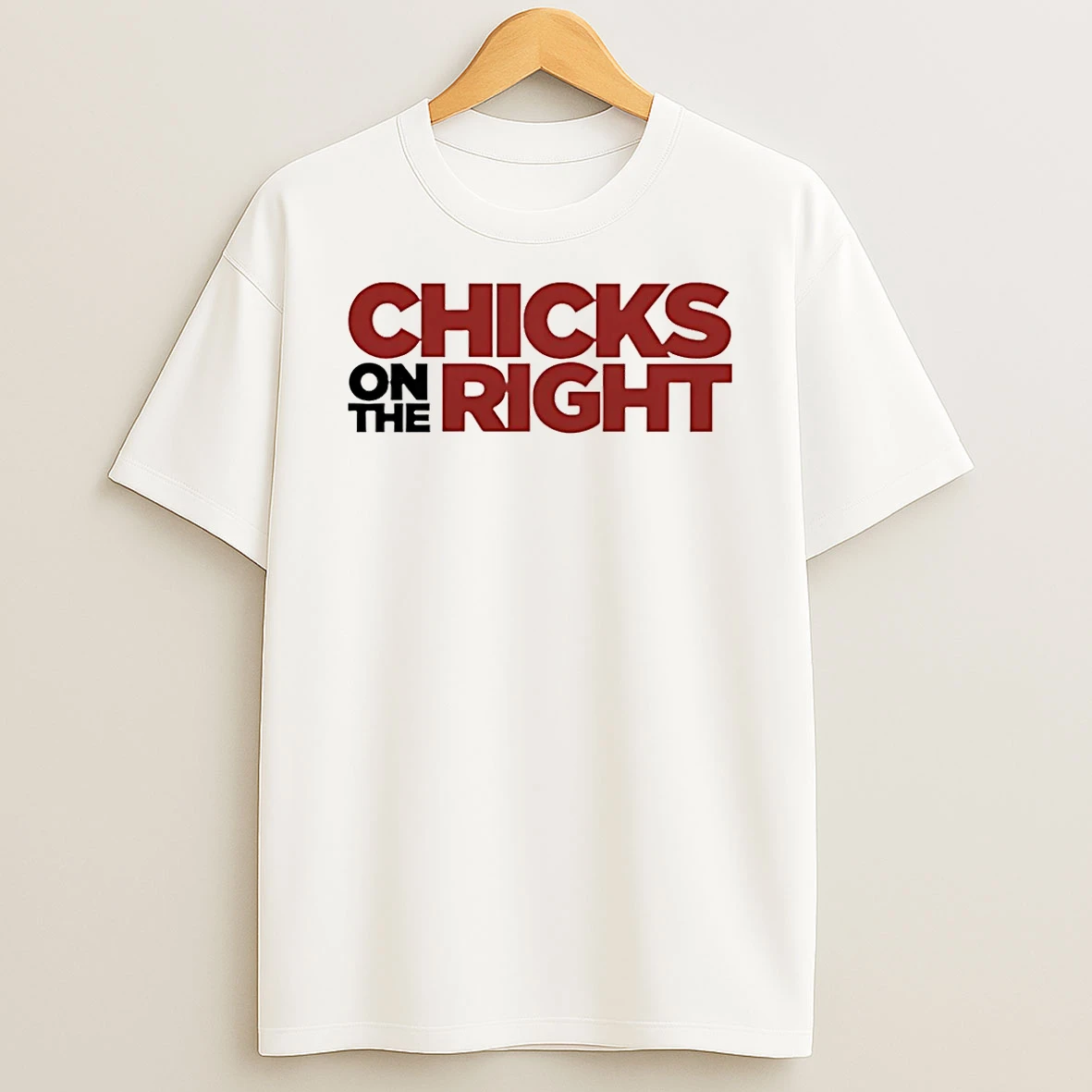 Chicks On The Right Ringer T Shirt