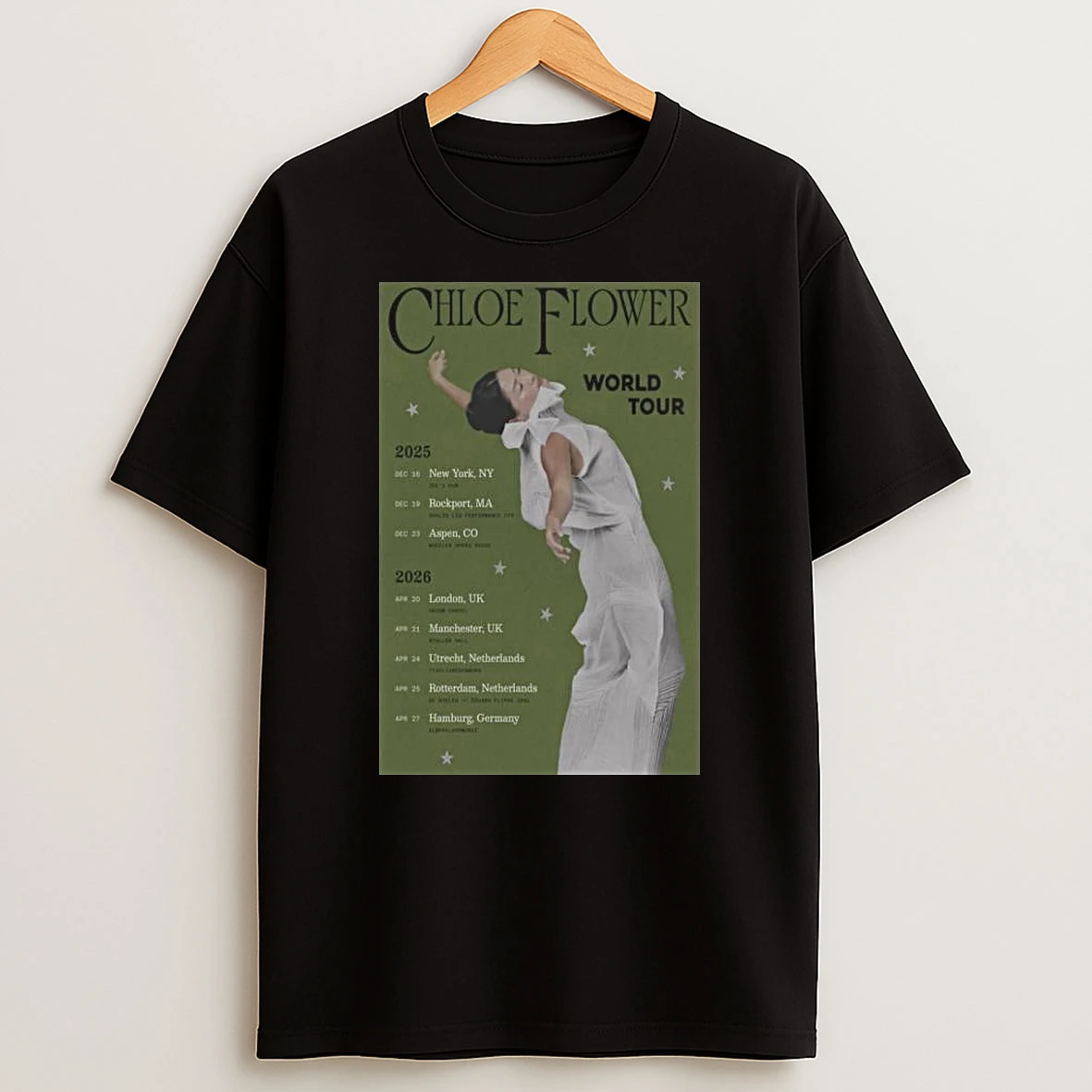 Chloe Flower World Tour 2025 2026 T Shirt