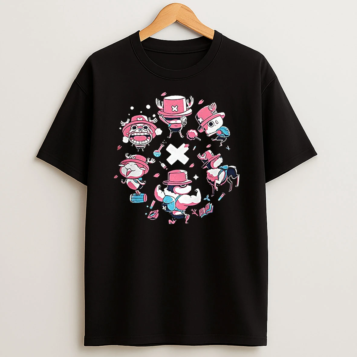 Chopper One Piece Anime Reindeer Doctor T Shirt